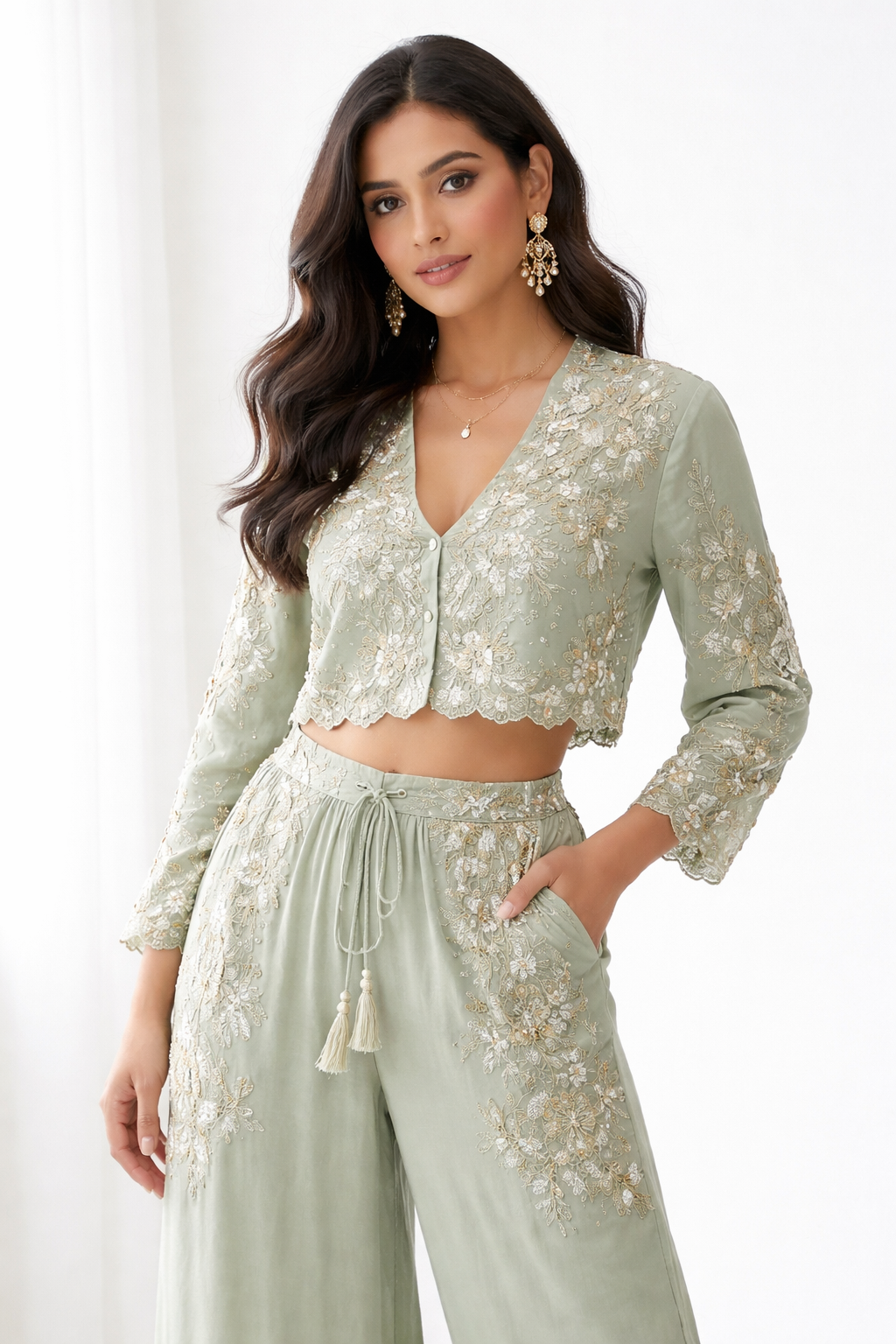 Co‑ord sets | Kaftan Co‑ords| floral printed sets| festive wear