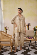 Ivory Luxe Embellished Co-ord Set