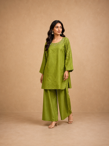 Emerald Gleam Co-ord Set