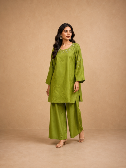 Emerald Gleam Co-ord Set